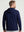 Vertical Stripes Ribbed Knit Hoodies Sweatshirt