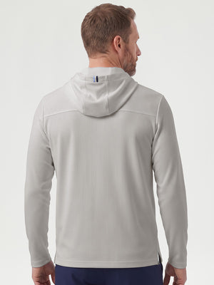 Vertical Stripes Ribbed Knit Hoodies Sweatshirt