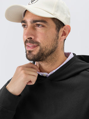 Stretch Ultra-Comfy Heather Brushed Rib Knit Hoodie