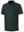 3d view of garment in green palm leaves of stylish full print contrast collared golf polo shirts.