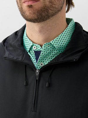 Water Resistant 1/4 Zip Hooded Pullover
