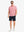Full-body front view holding a takeaway drink cup, wearing RED LOBSTER Stylish Printing Summer Shirt.